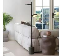 GOOD & MOJO lampada LED da pavimento Okinawa, a 2 luci verde, 146 cm, legno Good & Mojo