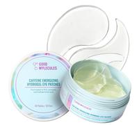 Good Molecules Confezione da 30 cerotti per gli occhi in idrogel energizzante alla caffeina, maschera per gli occhi con acido ialuronico, idratano e riducono il gonfiore, confezione da 30