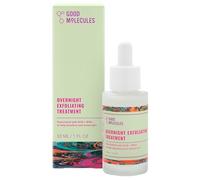 Good Molecules Trattamento esfoliante per la notte, esfoliante viso con AHA per tono e texture, minimizzatore dei pori, cura della pelle per viso con acido salicilico