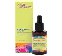 Good Molecules Ultra-Hydrating Viso Oil 13ml / 0,44 oz - Moisturizing, Antiossidante, Fatty-Acids, For Dry Skin, Dehydration, Acne - Natural Skin Care For Face With Sea Buckthorn And Camellia Oil