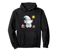 Good Morning Teacher Gnome For Women And Men Lazy Days Felpa con Cappuccio