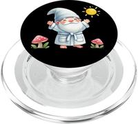 Good Morning Teacher Gnome For Women And Men Lazy Days PopSockets PopGrip per MagSafe