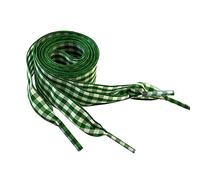 Good.news Lacci piatti larghi 2,5 cm, con gambe piatte a scacchi, 120 cm, No.26, 47inch