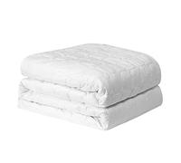 Good Nite Coprimaterasso trapuntato per materasso, 25 cm, lavabile in lavatrice (bianco, singolo)