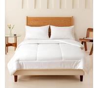 Good Nite Piumone king size da 10,5 tog, in morbido poliestere a fibra cava, con lacci agli angoli, lavabile in lavatrice (bianco, 10,5 tog, 230 x 220 cm)