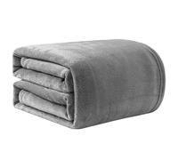 Good Nite Plaid Coperta Pile Singolo 150 * 200 cm - Coperta Plaid Super Morbida, Coperta Calda Invernale, per Plaid Divano, Copriletto, Grigio