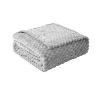 Good Nite Plaid Soffice Coperta da Giorno 200x230 cm Grigio | Coperta in Pile Doppio per Divano, Camera da Letto, Plaid per Soggiorno Decorazione, Regalo per la Mamma