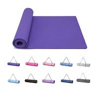 Good Nite Tappetini da Yoga da Donna Antiscivolo Con Superficie Testurizzata, Spessore 6 Mm, Con Cinghia Per Il Trasporto, Tappetino per Yoga, Pilates, Ginnastica (183 * 61 * 0,6 Cm)