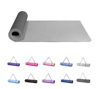 Good Nite Tappetini da Yoga da Donna Antiscivolo Con Superficie Testurizzata, Spessore 6 Mm, Con Cinghia Per Il Trasporto, Tappetino per Yoga, Pilates, Ginnastica (183 * 61 * 0,6 Cm)