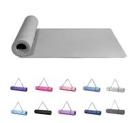 Good Nite Tappetini da Yoga da Donna Antiscivolo Con Superficie Testurizzata, Spessore 6 Mm, Con Cinghia Per Il Trasporto, Tappetino per Yoga, Pilates, Ginnastica (183 * 61 * 0,6 Cm)
