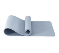 Good Nite Tappetino da yoga per allenamento, pilates, fitness, per donne e uomini, antiscivolo, spesso 10 mm, ad alta densità, con cinghia per il trasporto, in TPE 183 * 61 * 1 cm (Blu)