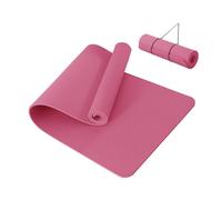 Good Nite Tappetino da yoga spesso 10 mm, in TPE, per donne e uomini, antiscivolo, per palestra e pilates, 183 x 61 x 1 cm, colore: prugna