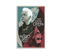 Good Omens- Le opere d'arte per pittura a olio sono durevoli, impermeabili e facili da pulire in stanze, salotti, camere da letto, cucine e facili da montare, senza cornice, 20 x 30 cm