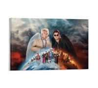 Good-Omens - Poster artistico su tela, da parete, per foto, quadro, decorazione per la casa, 60 x 90 cm