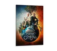 Good-Omens - Poster TV artistico da parete, tela, regalo, soggiorno, stampe, camera da letto, decorazione, opere d'arte 60 x 90 cm