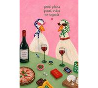 Good Plans Great Vibes No Regrets: Cute Duck Lined Notebook for Notes, Journaling, Plans and Everyday Ideas