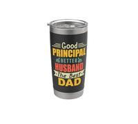 Good Principal Better Husband The Best Dad For Fathers Day Bicchiere termico in acciaio inox doppia parete