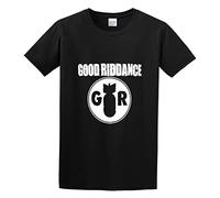 Good Riddance Logo Rock Style Lucky Base Pullover Top Premium T-Shirt Black M