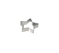 GOOD STUFF Set di 3 Stampi per Biscotti in Acciaio. Formine a Forma di Stella in 3 Misure Differenti.