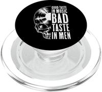 Good Taste In Music Bad Taste In Men Vinyl Lover Skull LP PopSockets PopGrip per MagSafe