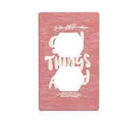 Good Things Ahead On - Copertura decorativa per interruttore della luce, 1 banda, per cucina, camera da letto, bagno, dimensioni 7 x 11,4 cm