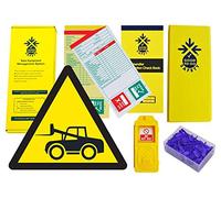 Good To Go Safety Telehandler Weekly Kit (1 tag, 100 guarnizioni, 2 quaderni e 1 portafoglio con penna)
