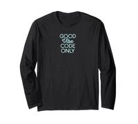 Good Vibe Solo codice Sintassi Sviluppatore Programmatore Grafico Maglia a Manica