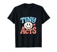 Good Vibes Crew Tiny Acts - Design a Forma di Cuore con Sorriso Maglietta