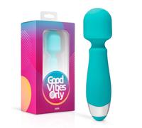 Vibratore Massaggiante Ricaricabile Aida Good Vibes - Impermeabile Turchese