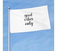Good Vibes Only - Bandiera decorativa per esterni, per matrimoni, giardino, veranda, parete, patio, casa