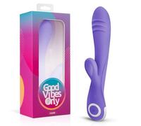 Vibratore Ricaricabile Fane Rabbit Silhouette con Stimolatore Clitorideo (Viola)