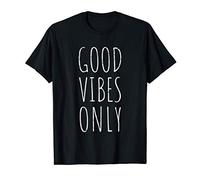 Good Vibes Only - Funny Positive Inspirational Distressed Maglietta
