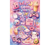 Good Vibes Only Notebook dream journal: Diary for kids teens and adults fun gift for friend and family