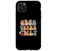 Good-Vibes Only Peace Sign Love anni '60 '70 Hippie Goodvibes Custodia per iPhone 11 Pro Max