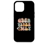 Good-Vibes Only Peace Sign Love anni '60 '70 Hippie Goodvibes Custodia per iPhone 12 Pro Max