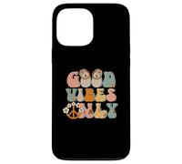 Good-Vibes Only Peace Sign Love anni '60 '70 Hippie Goodvibes Custodia per iPhone 13 Pro Max