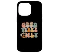 Good-Vibes Only Peace Sign Love anni '60 '70 Hippie Goodvibes Custodia per iPhone 14 Pro Max