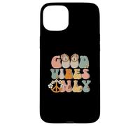Good-Vibes Only Peace Sign Love anni '60 '70 Hippie Goodvibes Custodia per iPhone 15 Plus