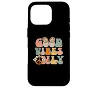 Good-Vibes Only Peace Sign Love anni '60 '70 Hippie Goodvibes Custodia per iPhone 16 Pro