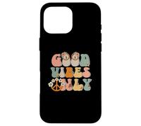 Good-Vibes Only Peace Sign Love anni '60 '70 Hippie Goodvibes Custodia per iPhone 16 Pro Max