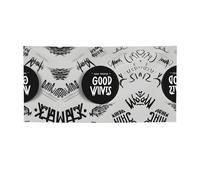 Good Vibes Only Print Versatile Party Banner,Migliori bandiere banner per eventi,Decorazioni per feste di compleanno
