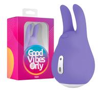 Vibratore per Clitoride a Forma di Coniglio Ricaricabile Good Vibes Tedy (lilla)