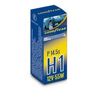 Good Year 77022 - Lampadine alogene per fari H1 12 V 55 W, 1 pezzo
