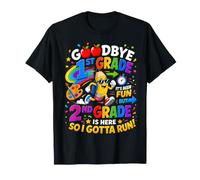 Goodbye 1st Hello Grade 2nd Grade Is Here Back To School Maglietta