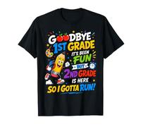 Goodbye 1st Hello Grade 2nd Grade Is Here Back To School Maglietta