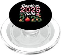 Goodbye 2025 Hello 2026 Happy New Year 2025 Humor Men Women PopSockets PopGrip per MagSafe