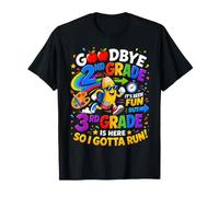 Goodbye 2nd Hello Grade 3rd Grade Is Here Back To School Maglietta
