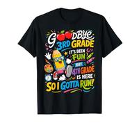 Goodbye 3rd Hello Grade 4th Grade Is Here Back To School Maglietta