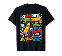 Goodbye 3rd Hello Grade 4th Grade Is Here Back To School Maglietta