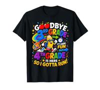 Goodbye 3rd Hello Grade 4th Grade Is Here Back To School Maglietta